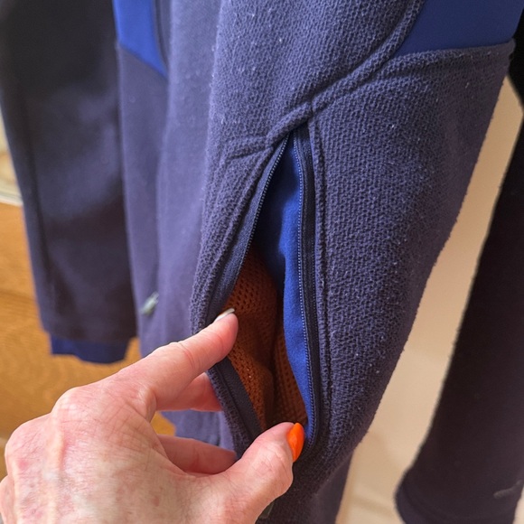 Columbia Omni-Heat Dark/Royal Blue Full-Zip Jacket - Picture 7 of 12